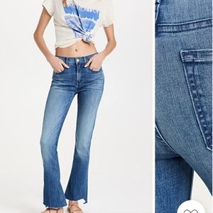 MOTHER THE WEEKEND  FRAYED FLARE JEANS WOMEN'S SIZE 27